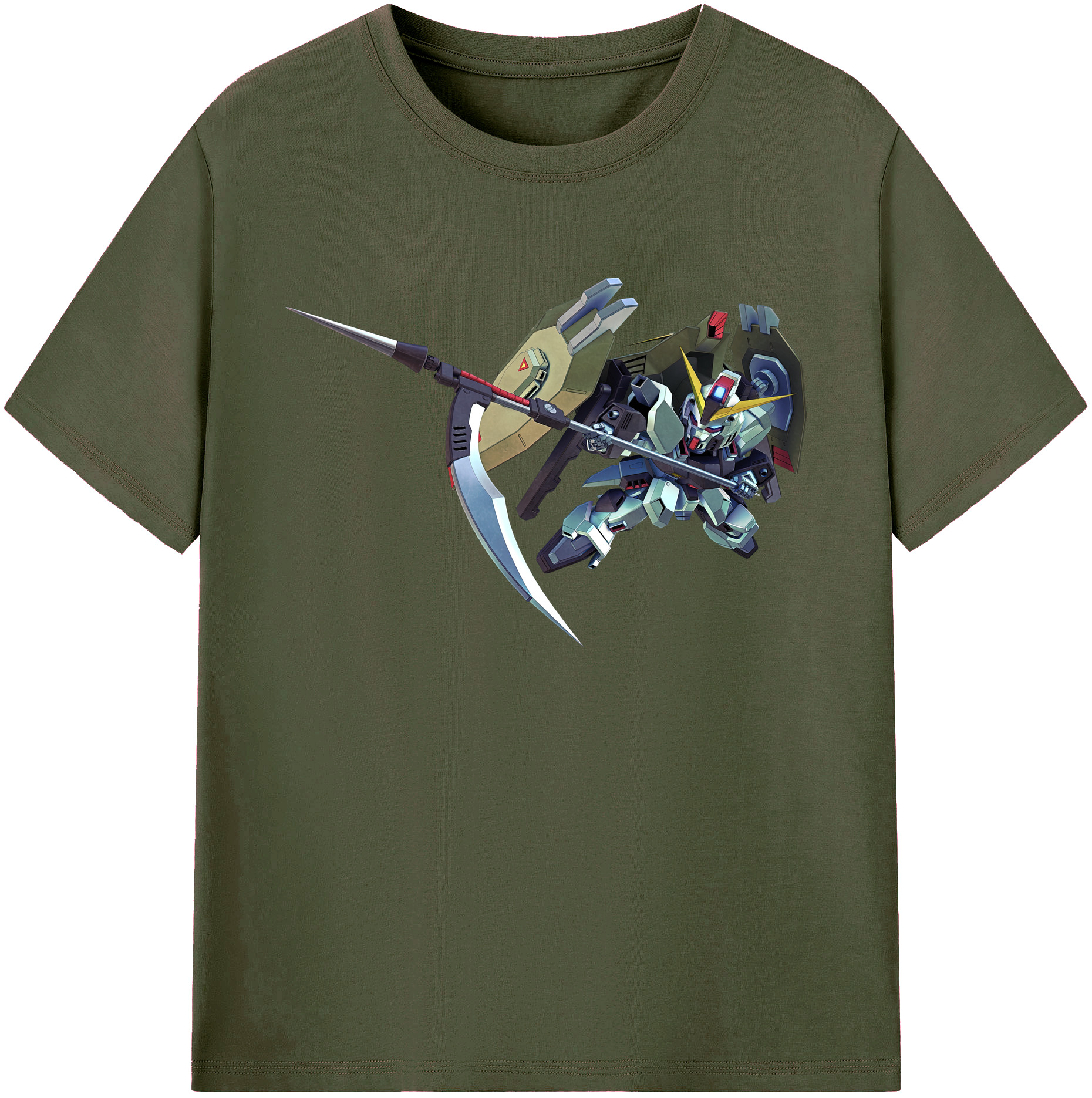 （画像用） 機動戦士ガンダム Mobile Suit Gundam 綿100％ メンズ半袖Tシャツ｜肌触りやわらか＆通気性